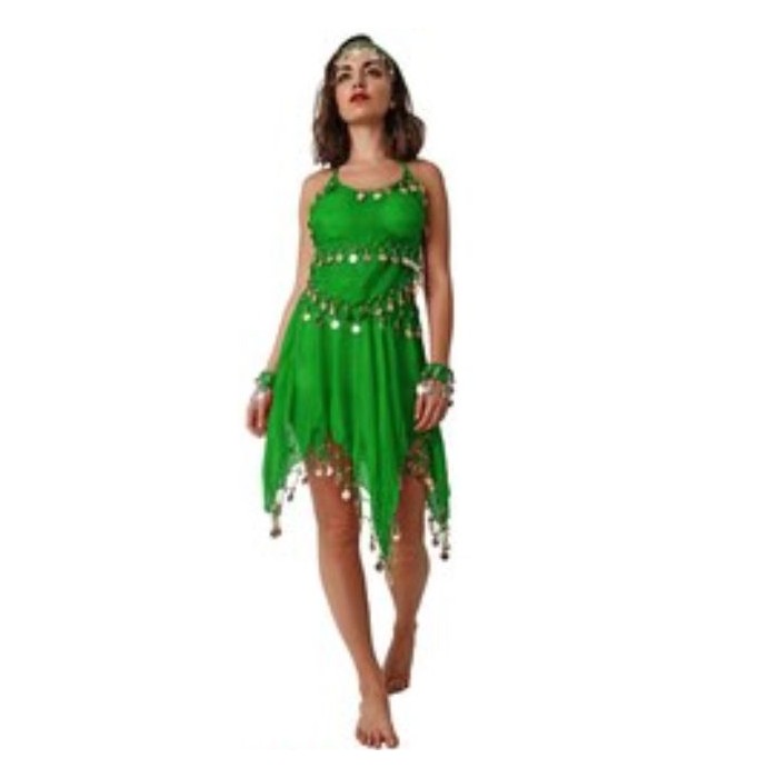 Traje monedas falda verde I Ducaval I Envíos 24/48 horas